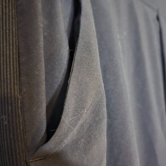 Athleta Women's Jogger Pants Size 4 Black Straight Leg Nylon Pockets Ankle Split - Picture 4 of 7